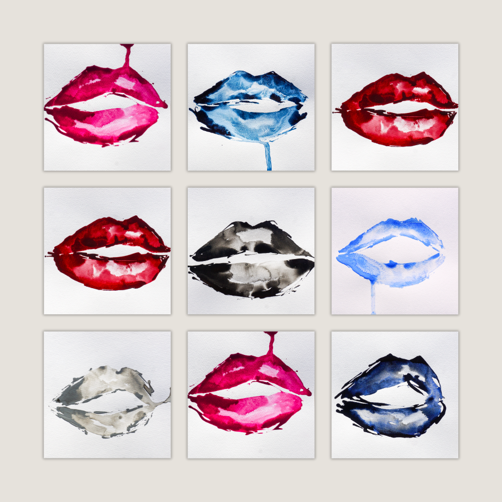 Say It:  Lip Paintings