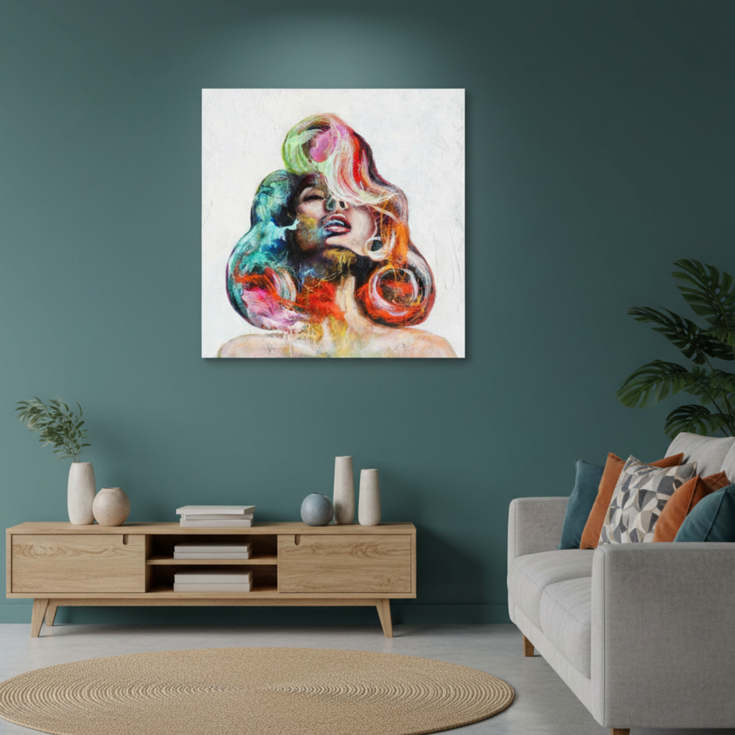 Not a Hair on Your Head Will Perish - Canvas Print
