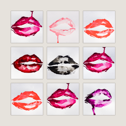 Say It:  Lip Paintings