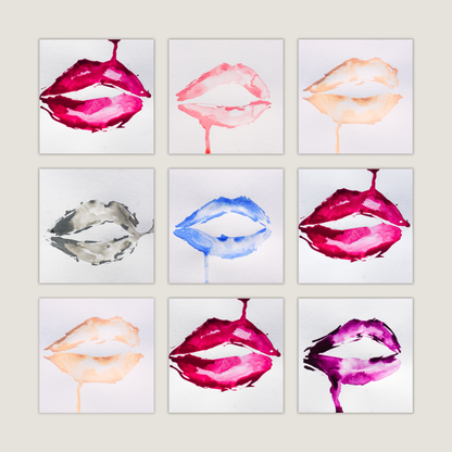 Say It:  Lip Paintings