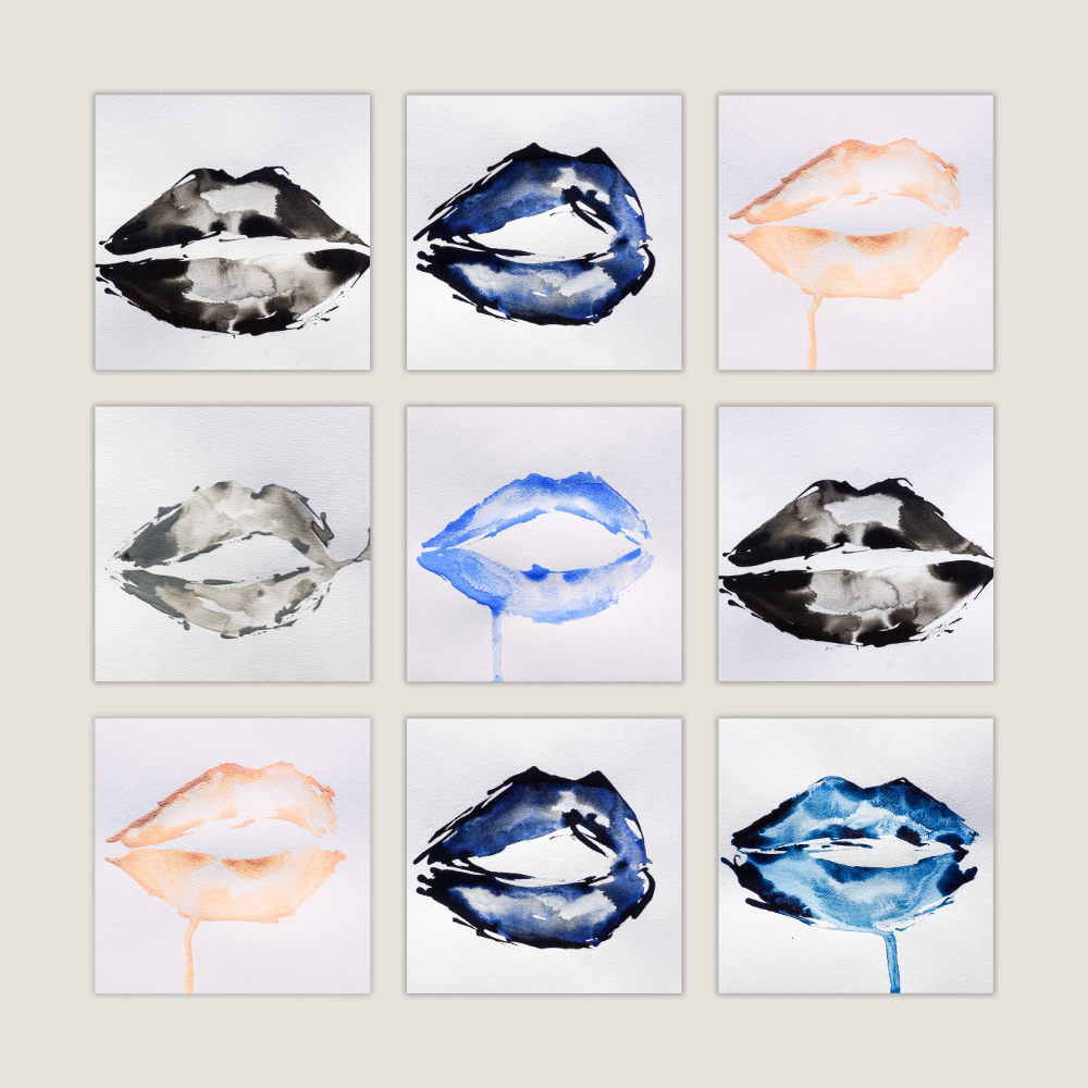Say It:  Lip Paintings