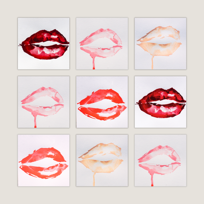 Say It:  Lip Paintings